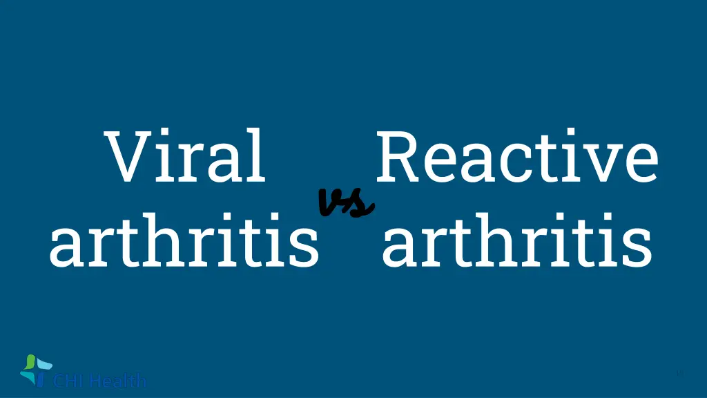 viral arthritis