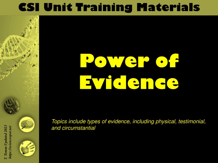 csi unit training materials