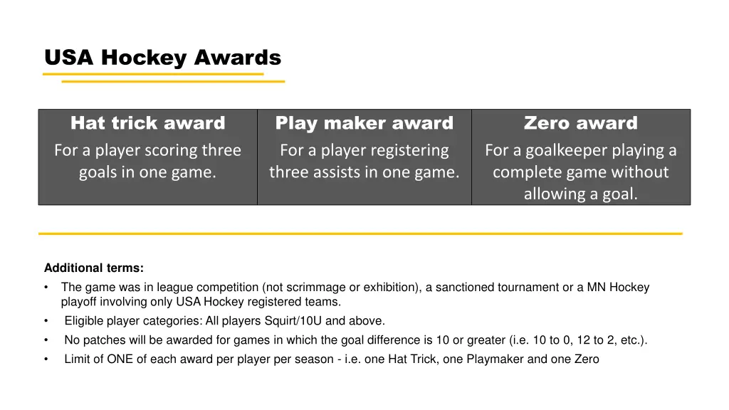 usa hockey awards