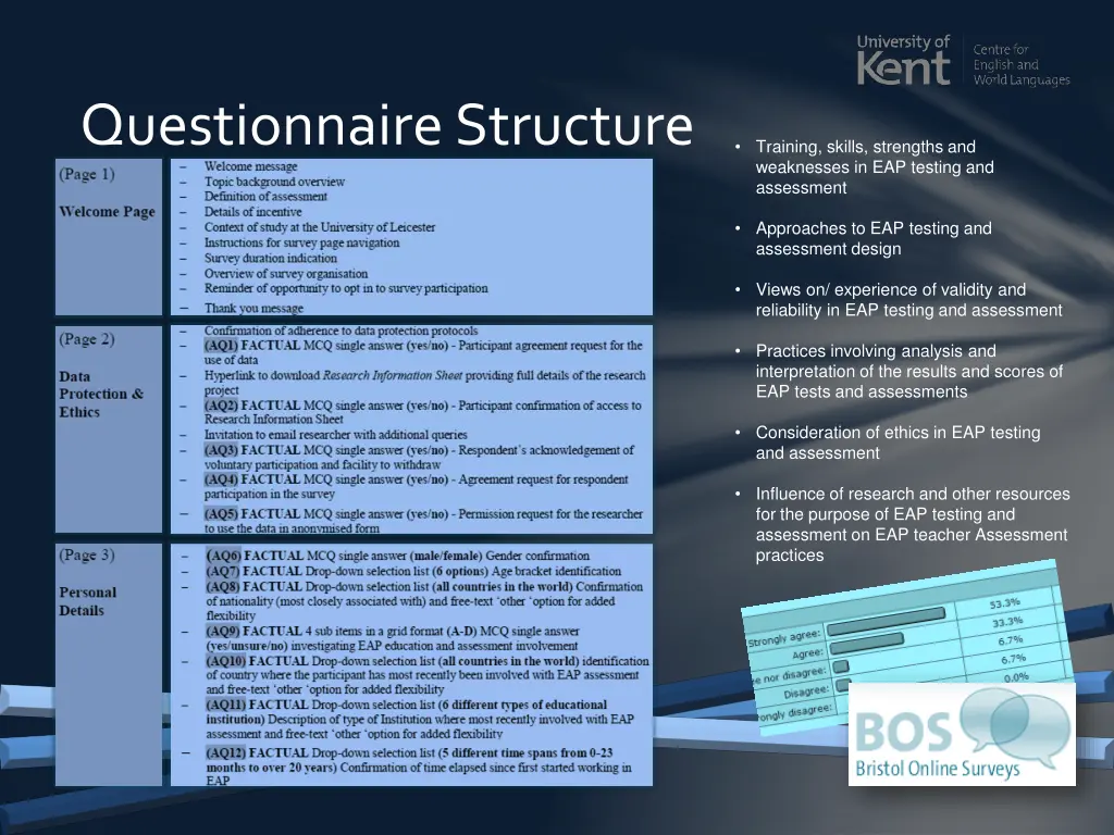 questionnaire structure