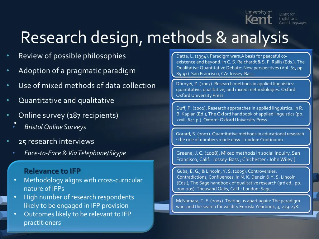 research design methods analysis