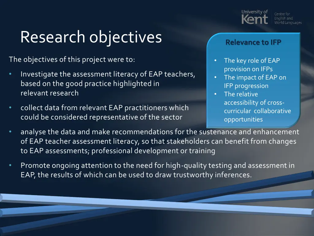 research objectives