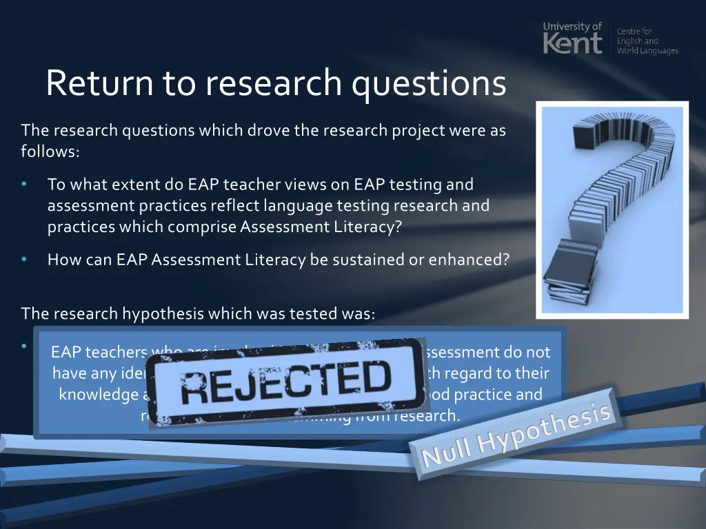 return to research questions