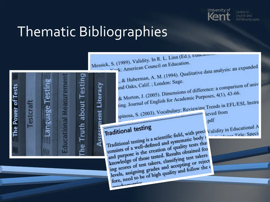 thematic bibliographies