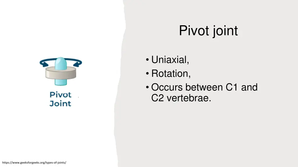 pivot joint