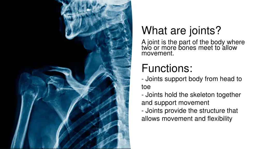 what are joints a joint is the part of the body