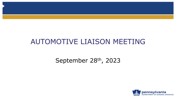automotive liaison meeting