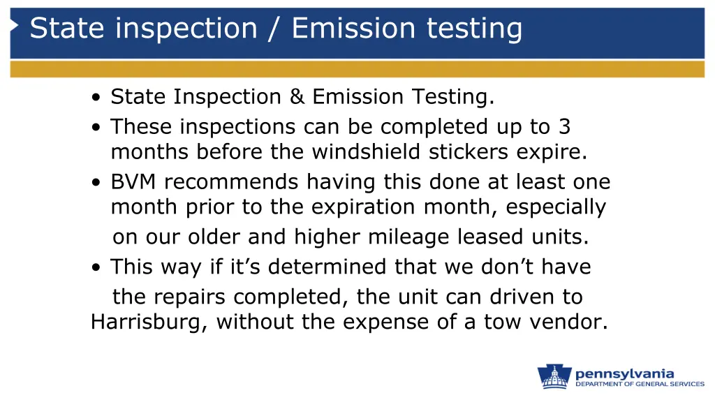 state inspection emission testing