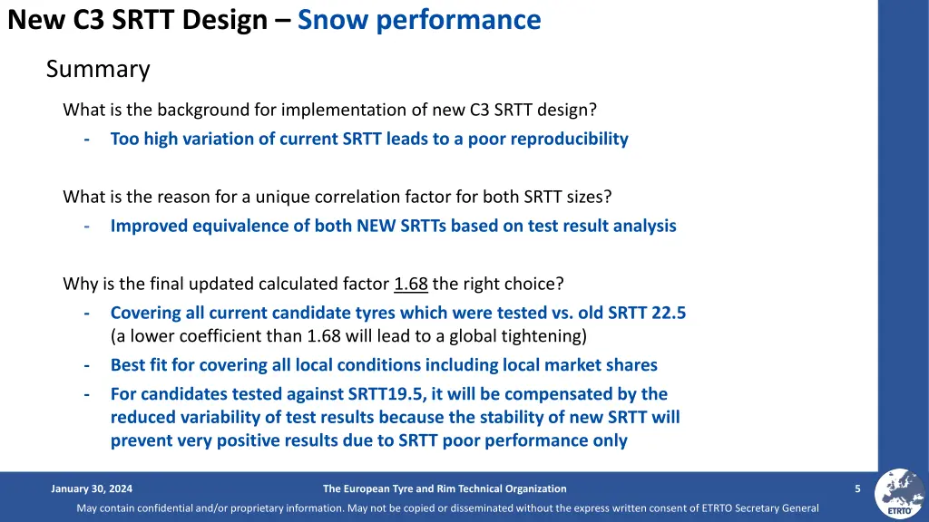 new c3 srtt design snow performance 2