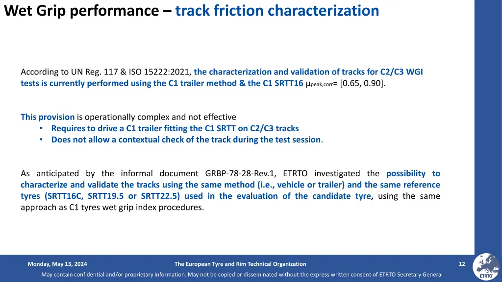 wet grip performance track friction