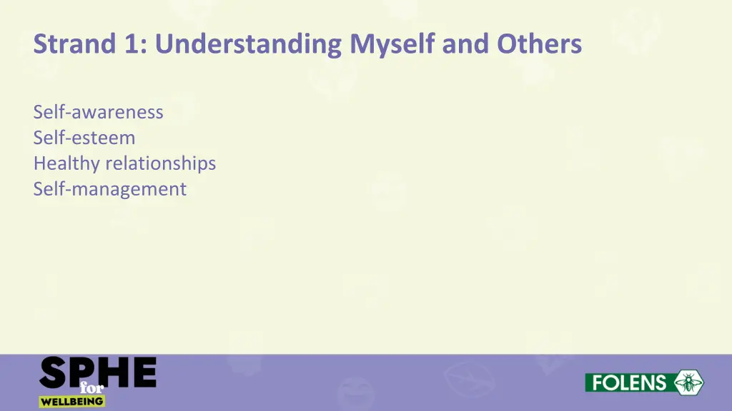 strand 1 understanding myself and others