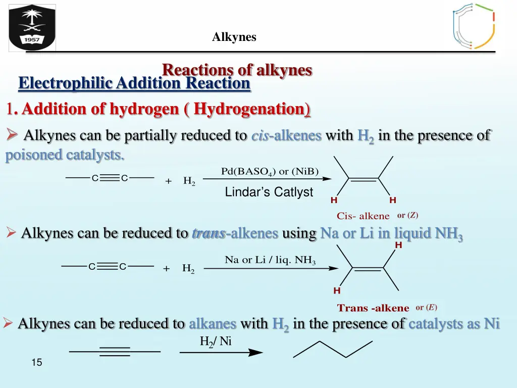 alkynes 13