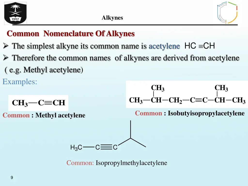 alkynes 7