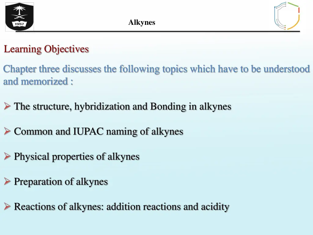 alkynes