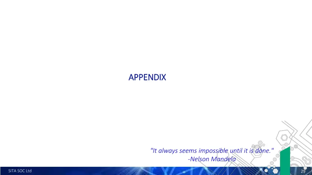 appendix appendix