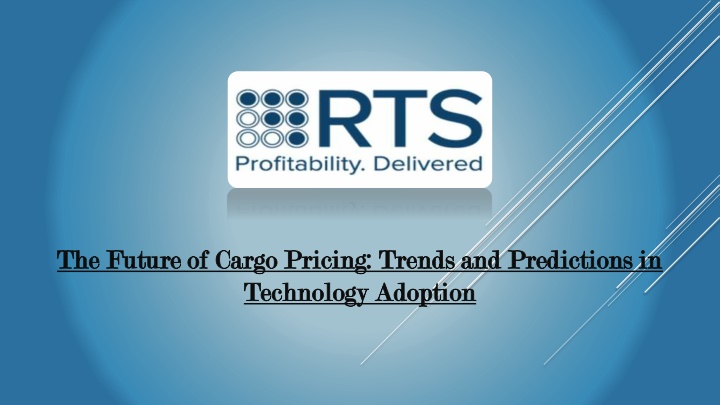 the future of cargo pricing trends