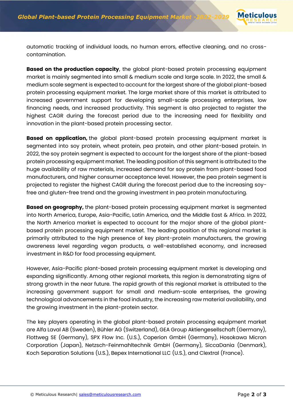 global plant based protein processing equipment 1