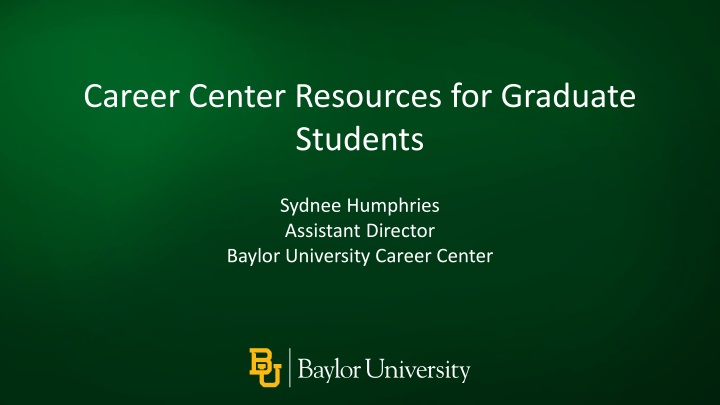 career center resources for graduate students