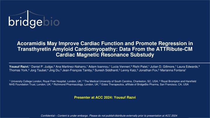 acoramidis may improve cardiac function