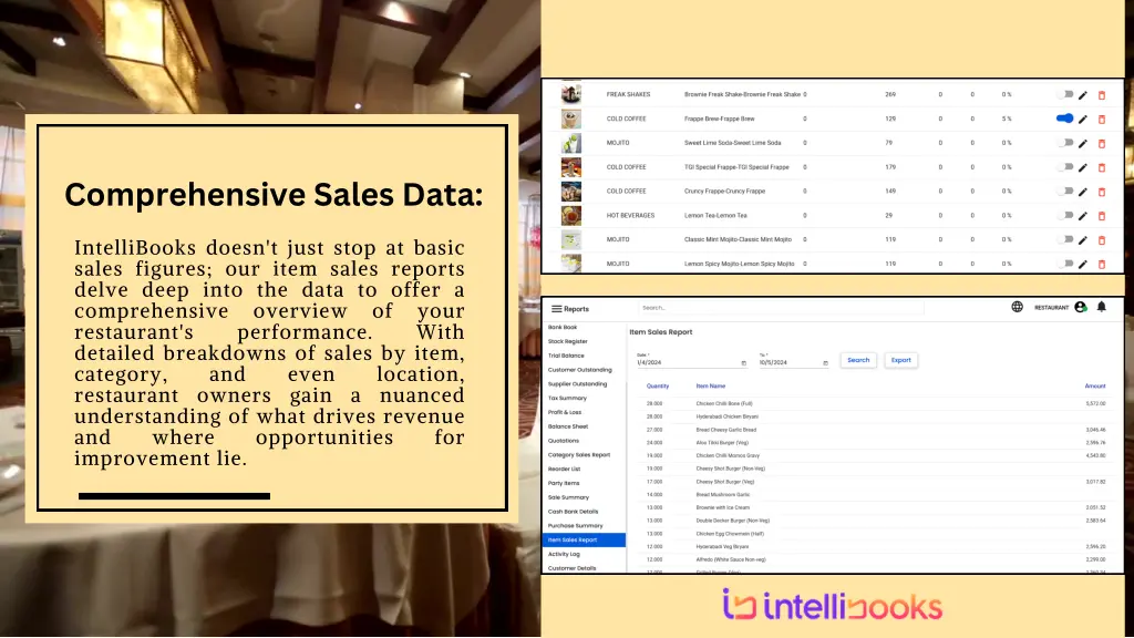 comprehensive sales data