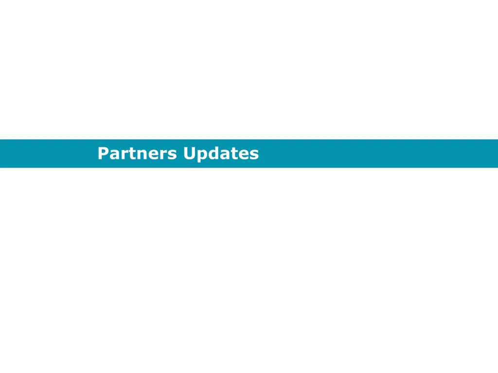 partners updates