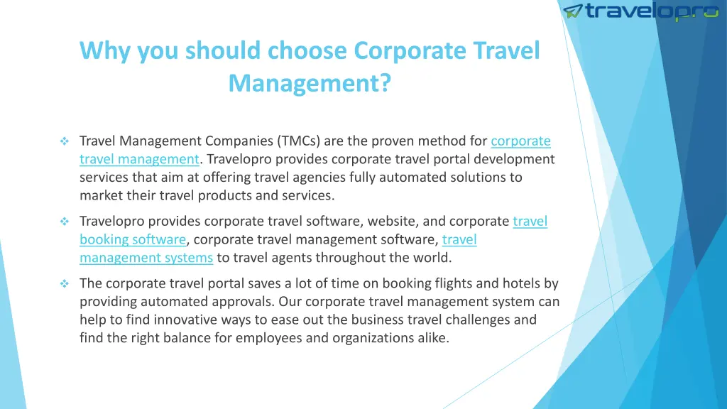 why you should choose corporate travel management