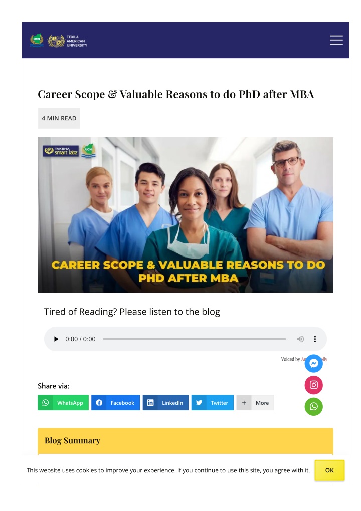 career scope valuable reasons to do phd after mba