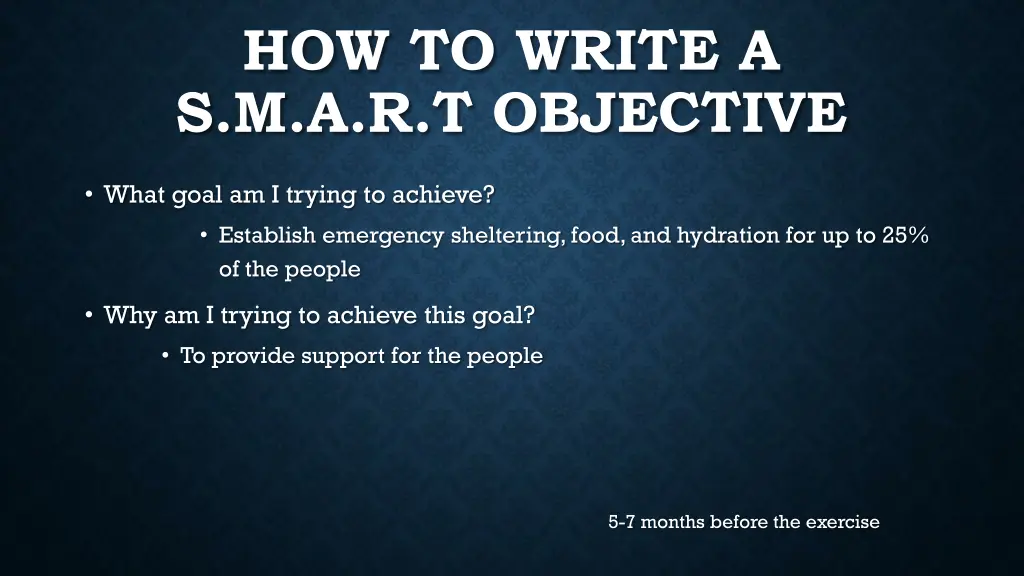 how to write a s m a r t objective 3