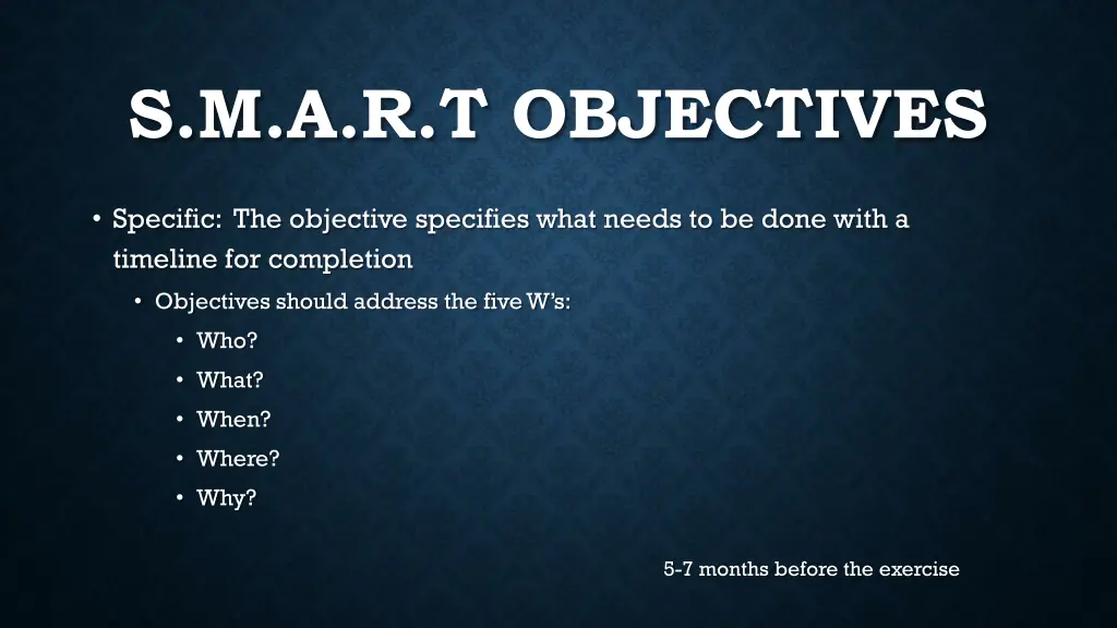 s m a r t objectives 3