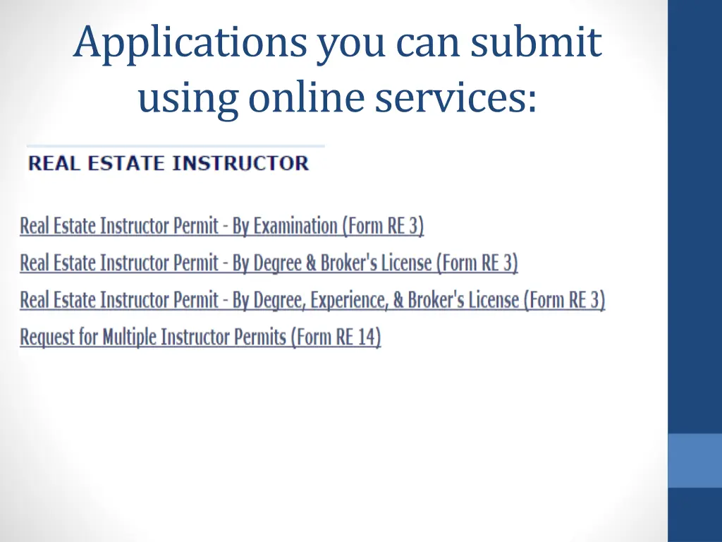 applications you can submit using online services 2