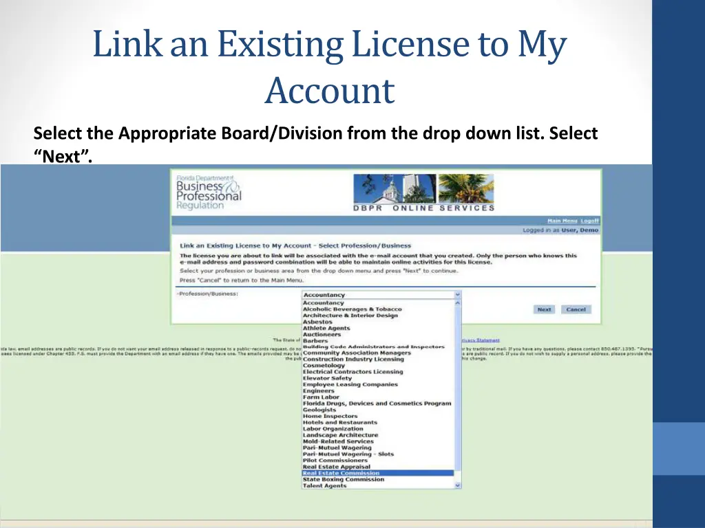 link an existing license to my account 2