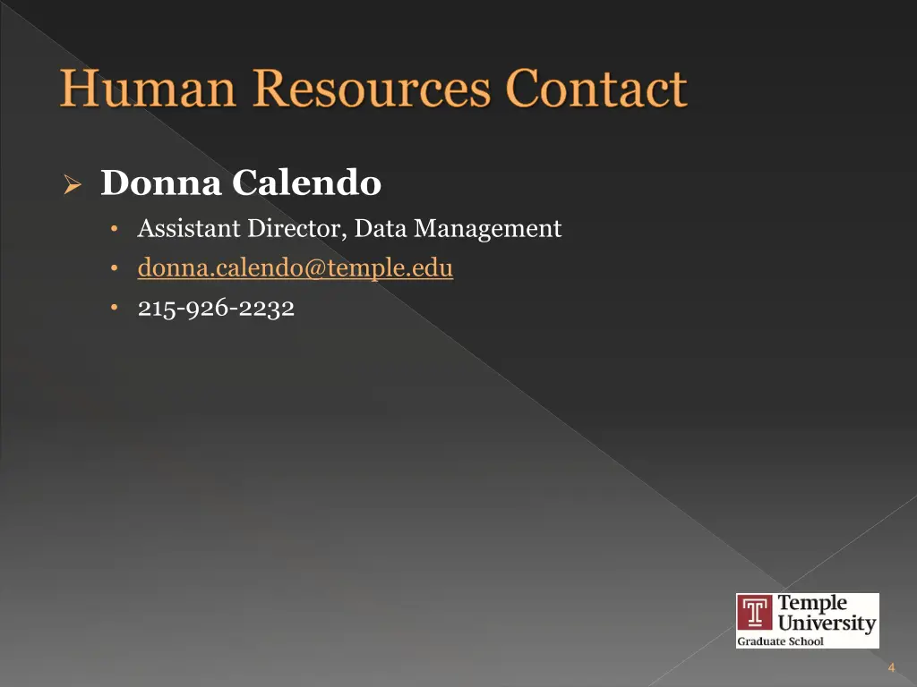 human resources contact