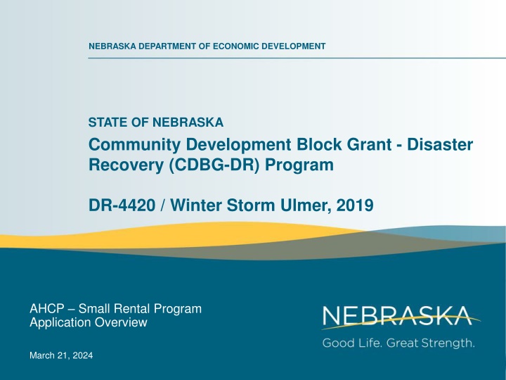 nebraska department of economic development