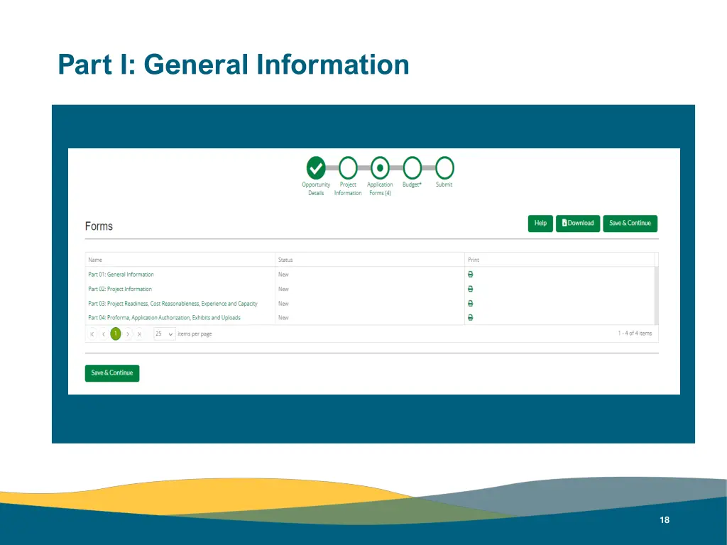 part i general information