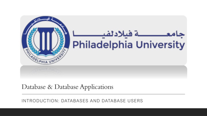 database database applications