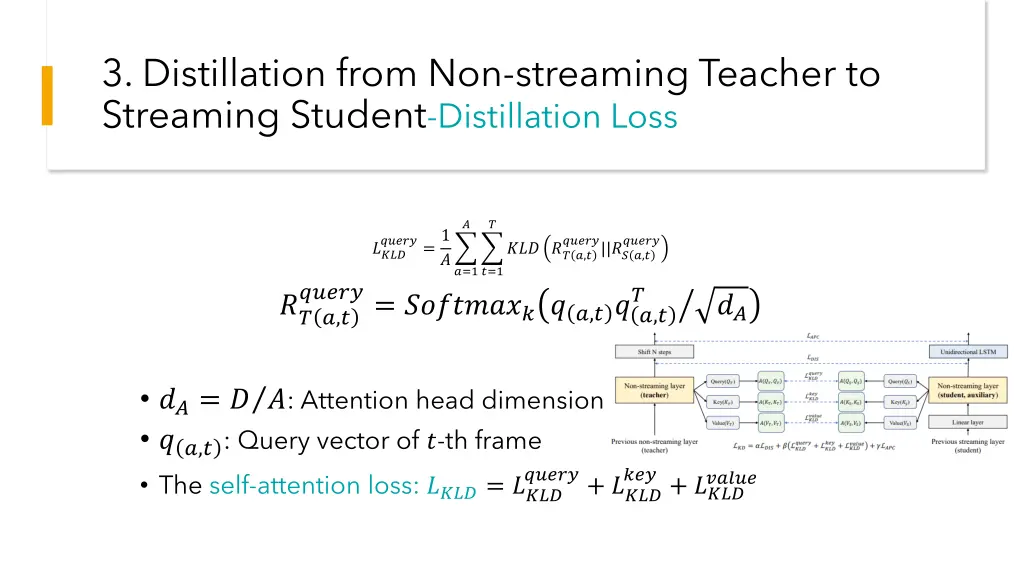 3 distillation from non streaming teacher 6