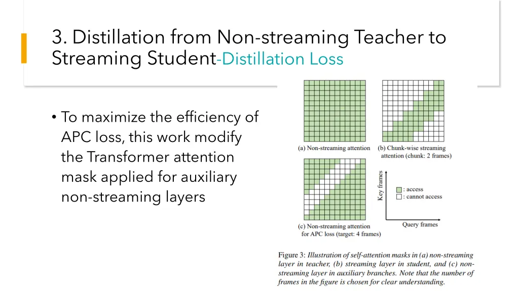 3 distillation from non streaming teacher 9