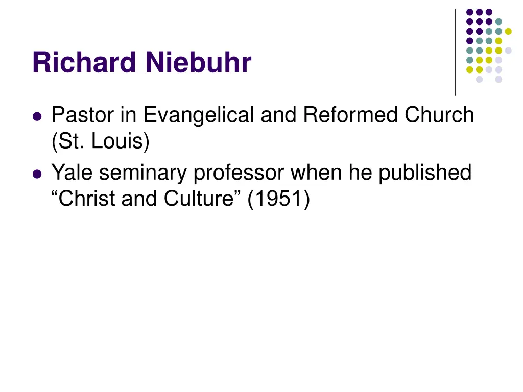 richard niebuhr