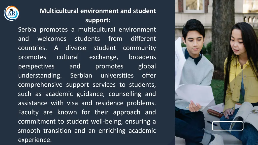 multicultural environment and student support