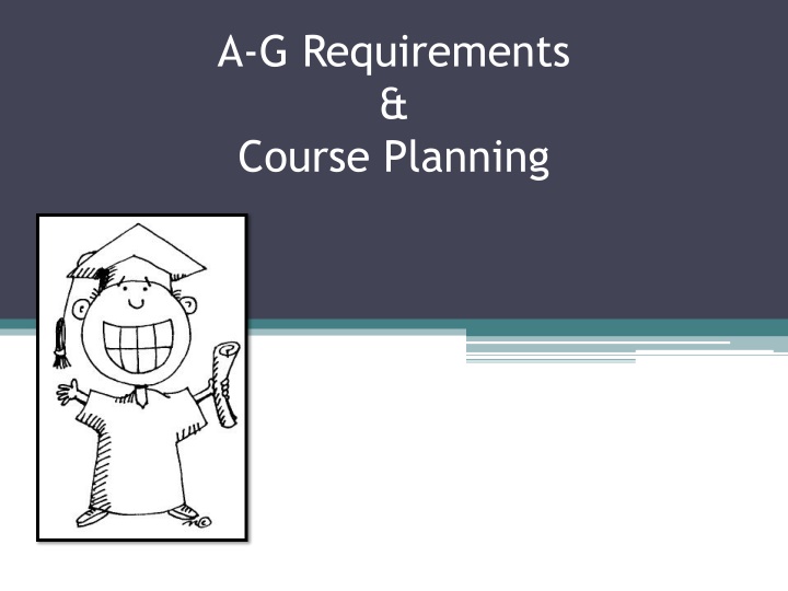 a g requirements course planning