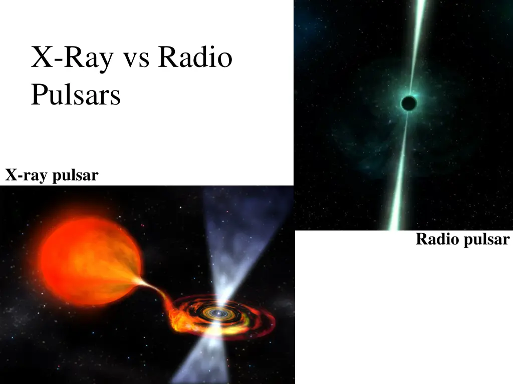 x ray vs radio pulsars 1