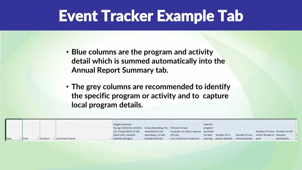 event tracker example tab event tracker example