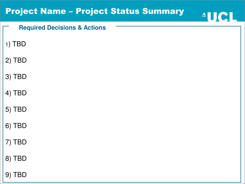 project name project status summary 4