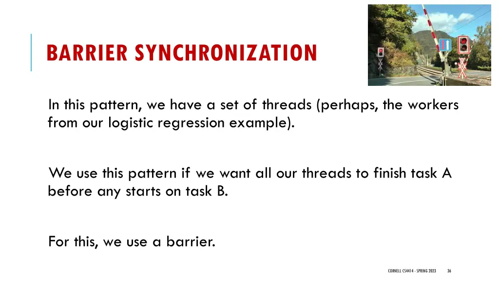 barrier synchronization