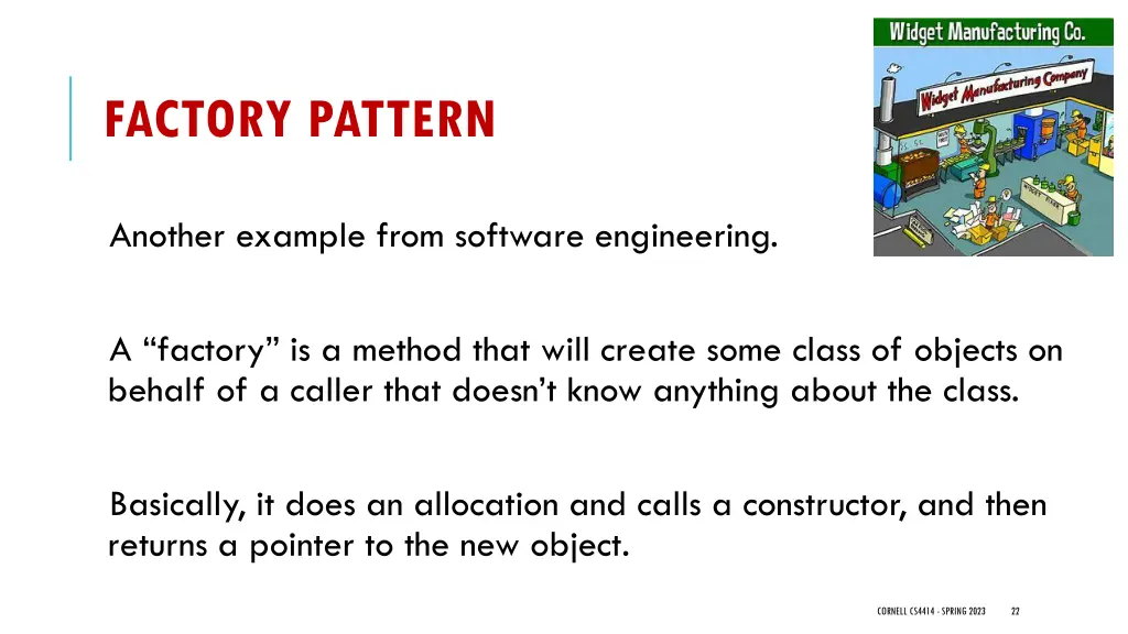 factory pattern