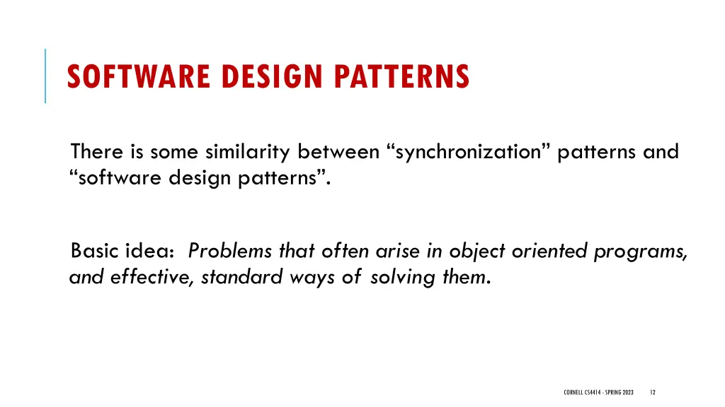 software design patterns