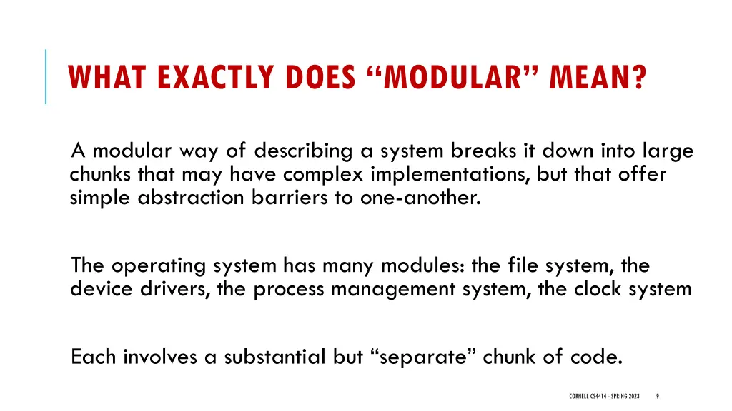 what exactly does modular mean