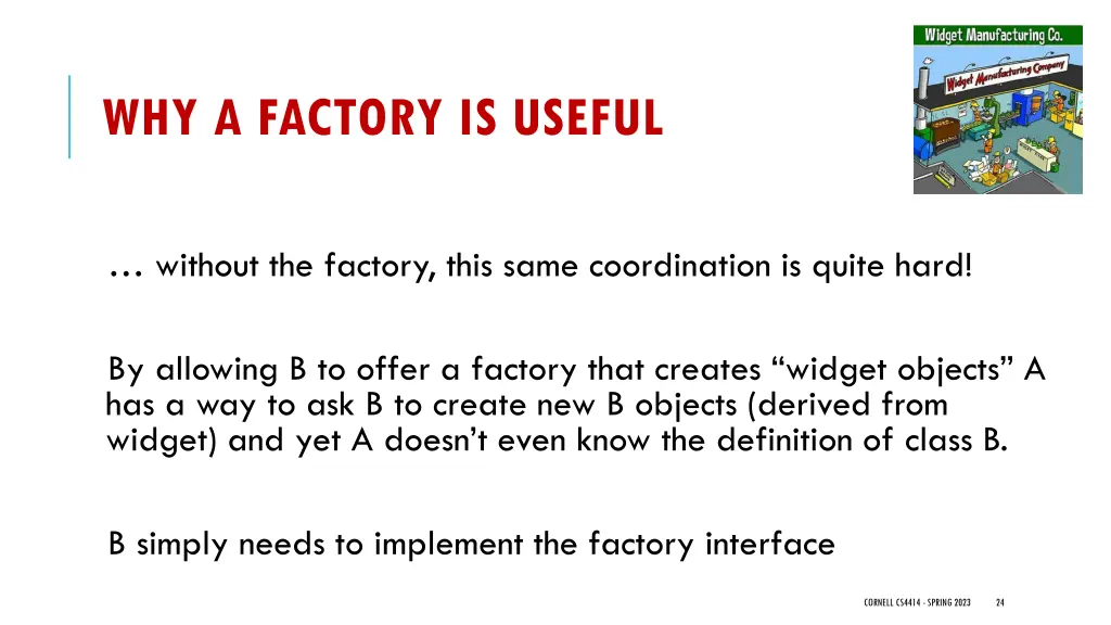 why a factory is useful 1