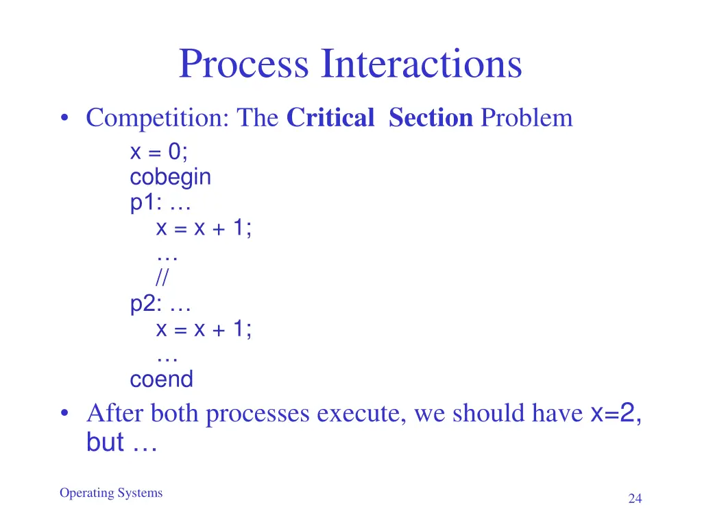 process interactions 1