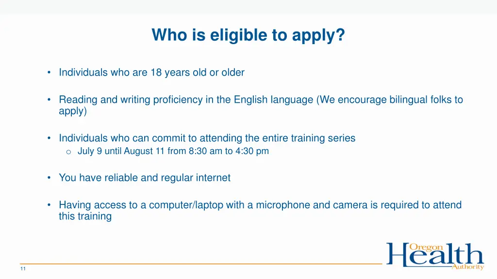 who is eligible to apply